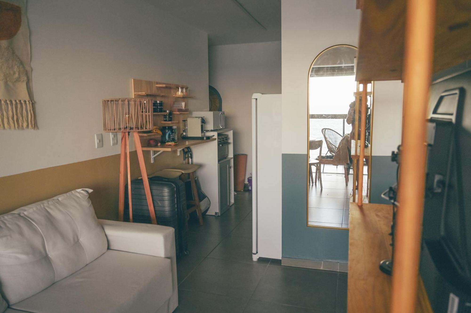 Apartamento Loft Beira-mar Com Frente E Vista O Mar Maceió